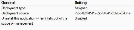group policy software installation not working