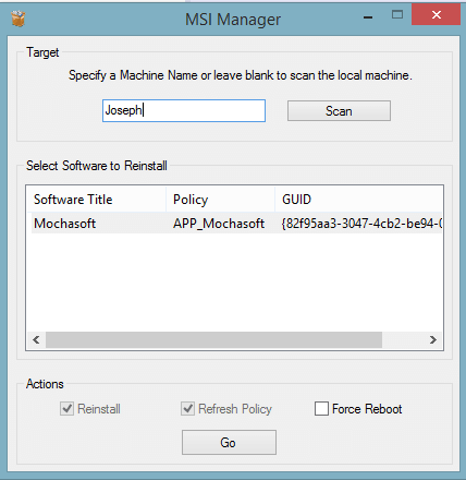 ReInstall Applications Deployed Through Group Policy Software Installation
