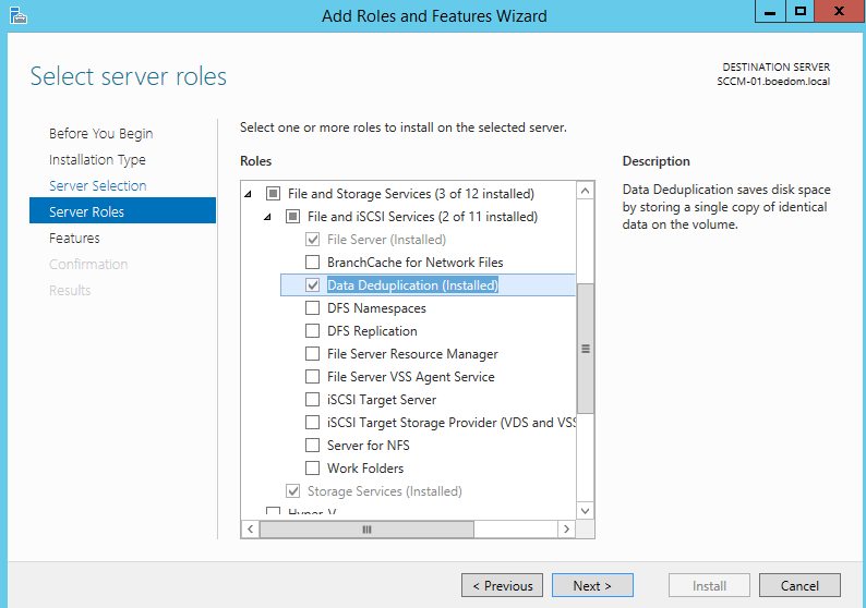 Data Deduplication in Server 2012/2012 R2 - Saving GBs with a Checkbox